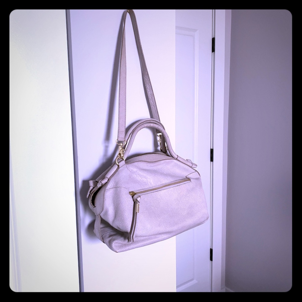 Blush / Stone Foley and Corinna Handbag, like new